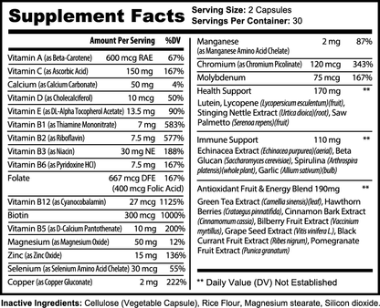 Complete Multivitamin - Simply Sensitivity Checks - US