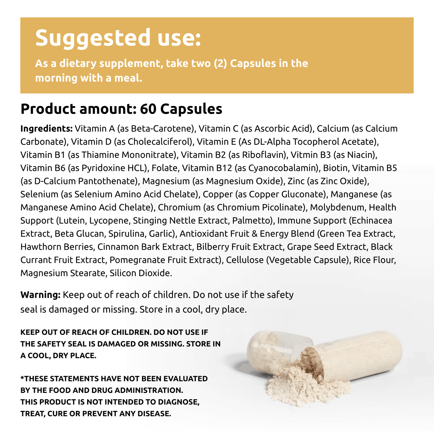 Complete Multivitamin - Simply Sensitivity Checks - US